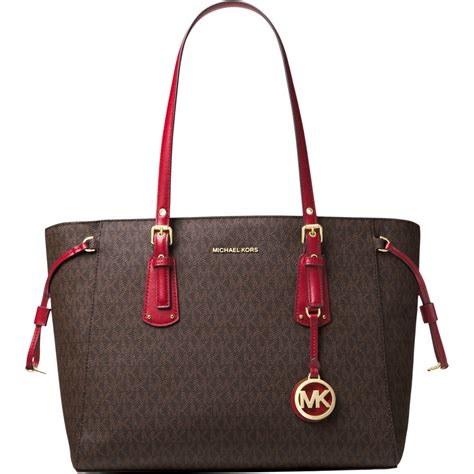 michael kors voyager west|Michael Kors tote with zipper.